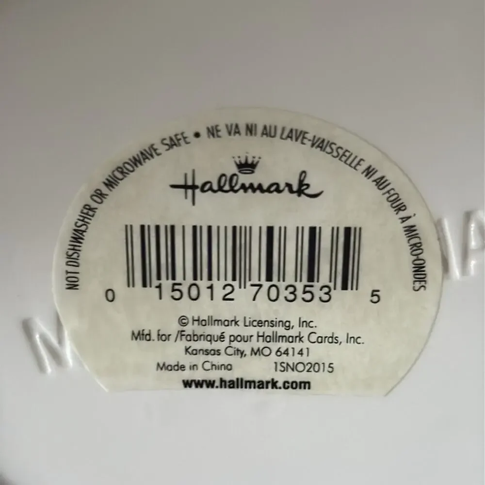 Hallmark | Snowman Cookie Jar- 2 Piece Set NWOT
